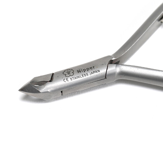 Tronchese Inox Cuticole Taglio 4 mm Manico Corto 105 mm - immagine 1