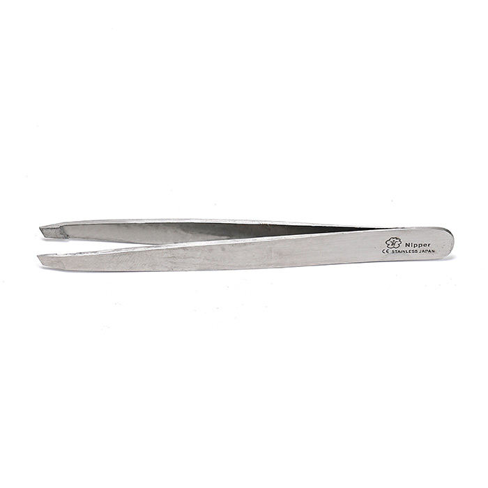 Pinzetta Inox Punta Obliqua Nipar