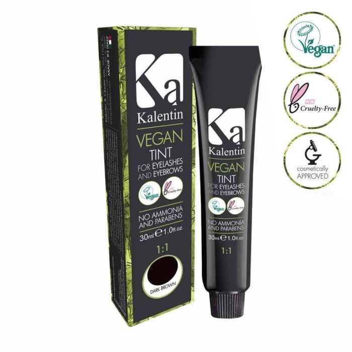Tintura Vegana Ciglia e Sopracciglia Castano scuro 30 ml - immagine 1