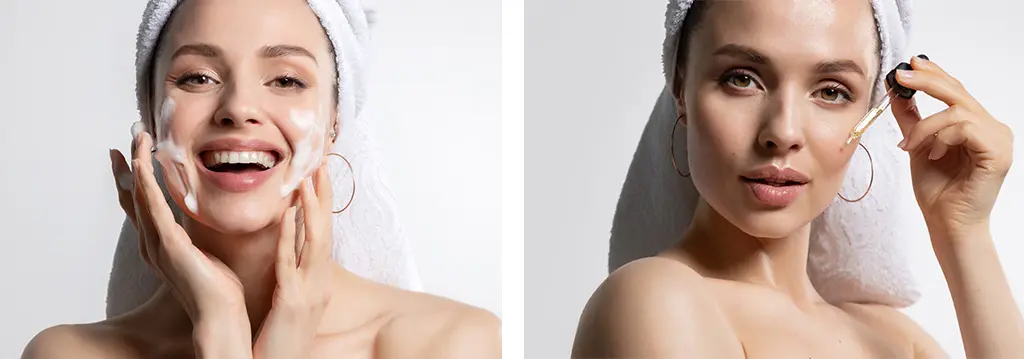 Maschere e sieri per la skincare viso